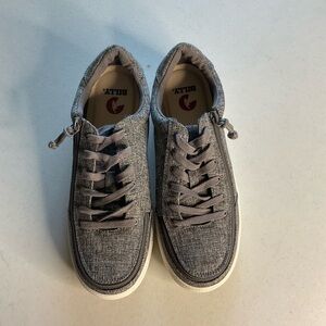 Grey sneakers BILLY Classic Lace Low Women’s 8.5M Gray Heather Zip-Around